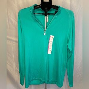 Champion Teal Duo Dry Pullover